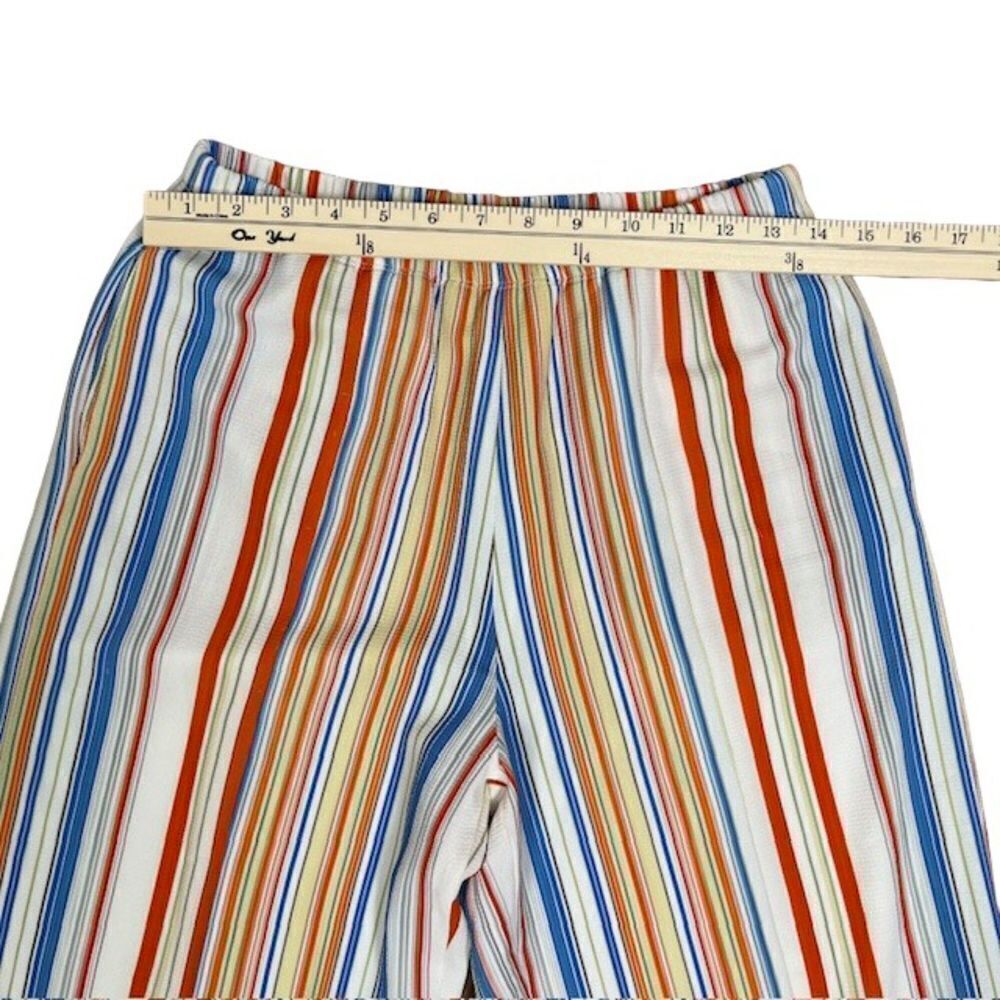 Spanner Women's Striped Split Leg Pull On Lined P… - image 3